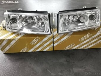 PŘEDNÍ SVĚTLA OCTAVIA 1 / ČIRÁ / KOMPLETNÍ / ZASÍLÁME - 3