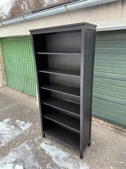 Knihovna IKEA Hemnes - černohnědá - 3
