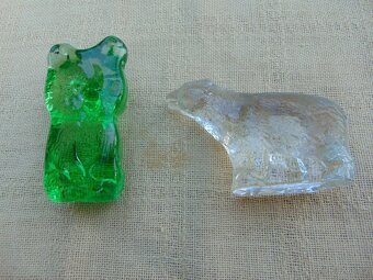 Těžítka 2 ks. sklo - 3