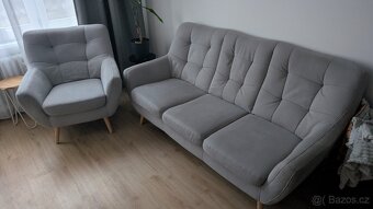 Sedačka a křesla Scandi - 3