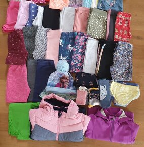 Oblečení pro holku 4-5 roky 60 kusů - 3