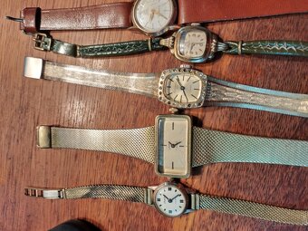 9 náramkové hodinky Vintage Glashütte, Ruhla double - 3