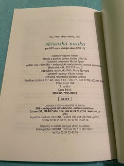 Občanská nauka pro střední odborné školy a pro studijní obor - 3