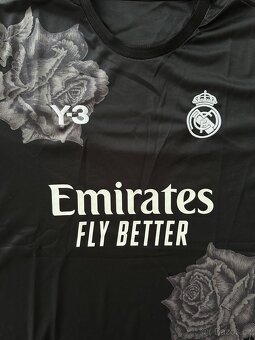 Fotbalový dres Real Madrid černý - růže - 3