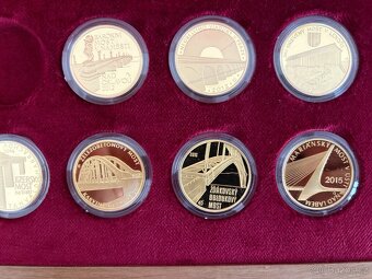 Mosty České republiky – sada 8 zlatých mincí (PROOF) - 3