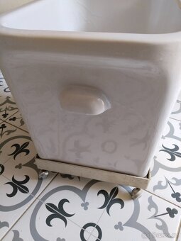 SLEVA Stará keramická výlevka,umyvadlo - 3