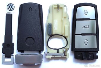 Klíč Volkswagen Passat B6 / B7  Cena za 1 kus = 250kč.  Klíč - 3