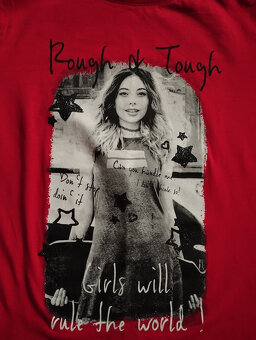 Červené,zelenkavé tričko,halenky,šaty vel.170-176//14-15 let - 3