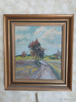 Starožitné obrazy s rámy - 3