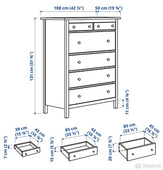 Komoda Hemnes - 3