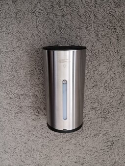 Automatický dávkovač mýdla, 700 ml, nerez/plast, mat - 3