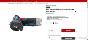 Bosch Professional Aku úhlová bruska GWS 12V-76 - 3