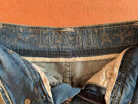 Nová dámská mini jeans sukně LOIS, strečová. - 3