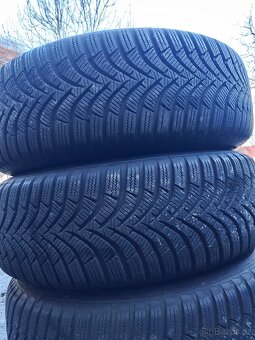 Ocelová kola 6x15 et43 5x112+zimní pneu 195/65/15 hankook - 3