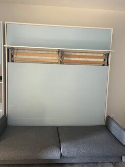Bed concept 180x200 bila lesk - 3
