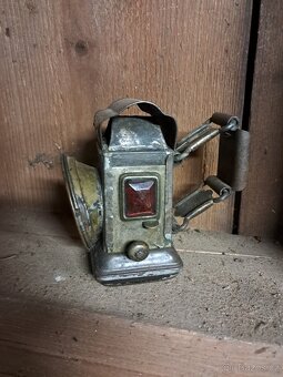 Historické kolo - petrolejová lampa MILLER - 3