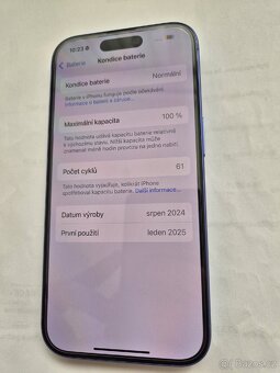 Iphone 16 128gb ( stav nového telefonu ) - 3