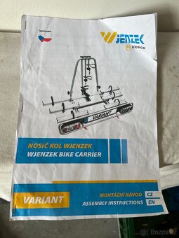 Nosič kol Alfa 3+1 Wjenzek na tažné zařízení - 3