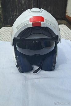 Odklápěcí přilbu HJC R-PHA MAX, bílá perleť - 3