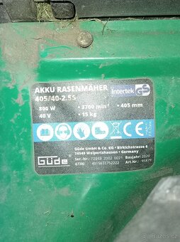 Elektrická sekačka Gude - 3