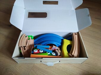 Playtive junior dřevěná dráha a vlak - 3