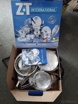 Originální nová sada 16-ti hrnců z nerezové oceli - 3