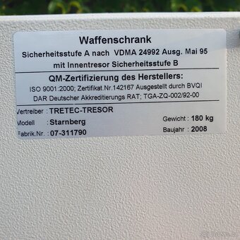 Trezor na 15 dlouhých zbraní Stramberg - 3