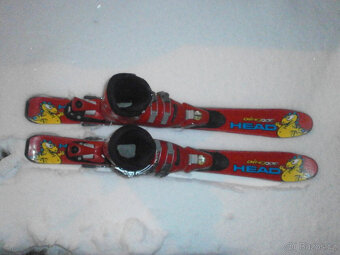 DĚTSKÉ LYŽE 90 cm + boty 33 - 3
