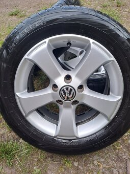 Alu kola 5x112 originál VW 215/55 R16 - 3