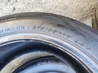 17"zánovní sada letních pneu Nexen 215/55/17 = 5400Kč/4ks - 3