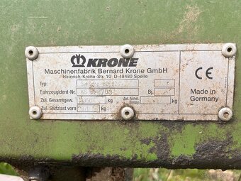shrnovač Krone Wardo 800/26 - 3