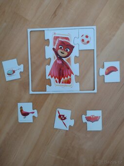 Puzzle - učení barev, PJ Masks - 3