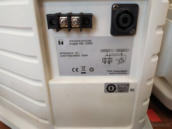 Reprosoustava TOA HS-120W včetně držáků - 3