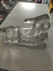Popelník art deco 1930 "lední medvědi" - 3