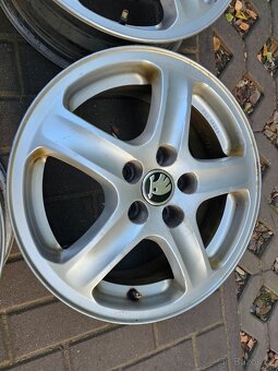 ALU kola disky Škoda 15'' 5x100 Octavia I Fabia Rapid R15 - 3