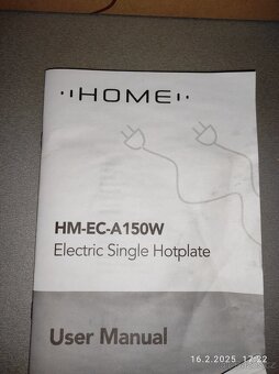 Elektrický vařič jednoplotýnkový - 3