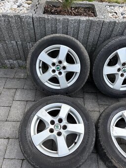 Alu kola 5x100 včetně letních pneu 185/60R14 - 3