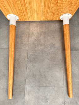 Bambusový stůl z Ikea 140×65 cm - 3