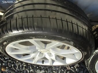 ALU kola AUDI A5/6 8,5X18 ET29 s pneu 245/40 ZR18 - 3