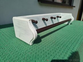 Retro vintage věšák (patina) - 3