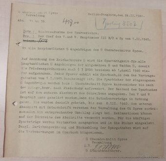 DOKUMENTY PO GENERÁL SS BERNHARD VOSS 2 - 3