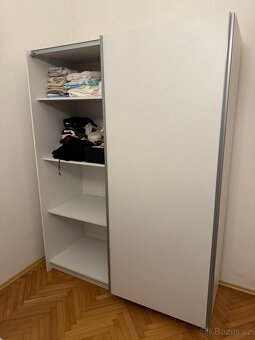 SPLIT wardrobe – white, width 150 cm – like new - 3