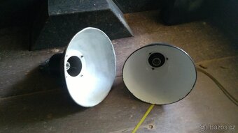 industriální lampa smalt - 3