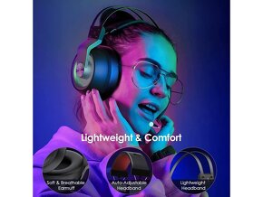 Herní sluchátka MPOW EG3 Pro, RGB LED, zvuk 7.1 - 3