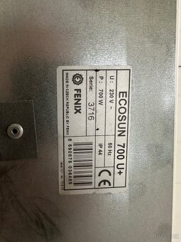 Sálavý topný panel Ecosun 700 U+ - 3