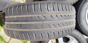 Prodám Alu kola letní pneumatiky rozměry: 195/65 R15 91H - 3