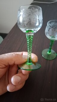 Broušené sklo sada - 3
