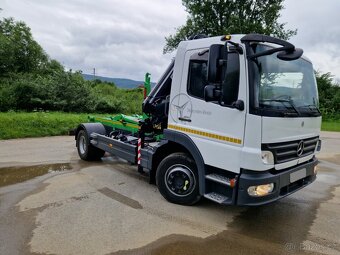 Mercedes Atego 1218 hákový nosič kontejnerů s hyd.rukou - 3