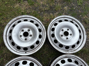 4 ks plechových disků VW, Škoda, Audi, Seat 16" 5x112 et50 - 3
