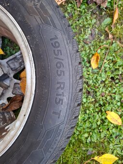 Zimní pneu + alu kola 195/65 r15 - 3